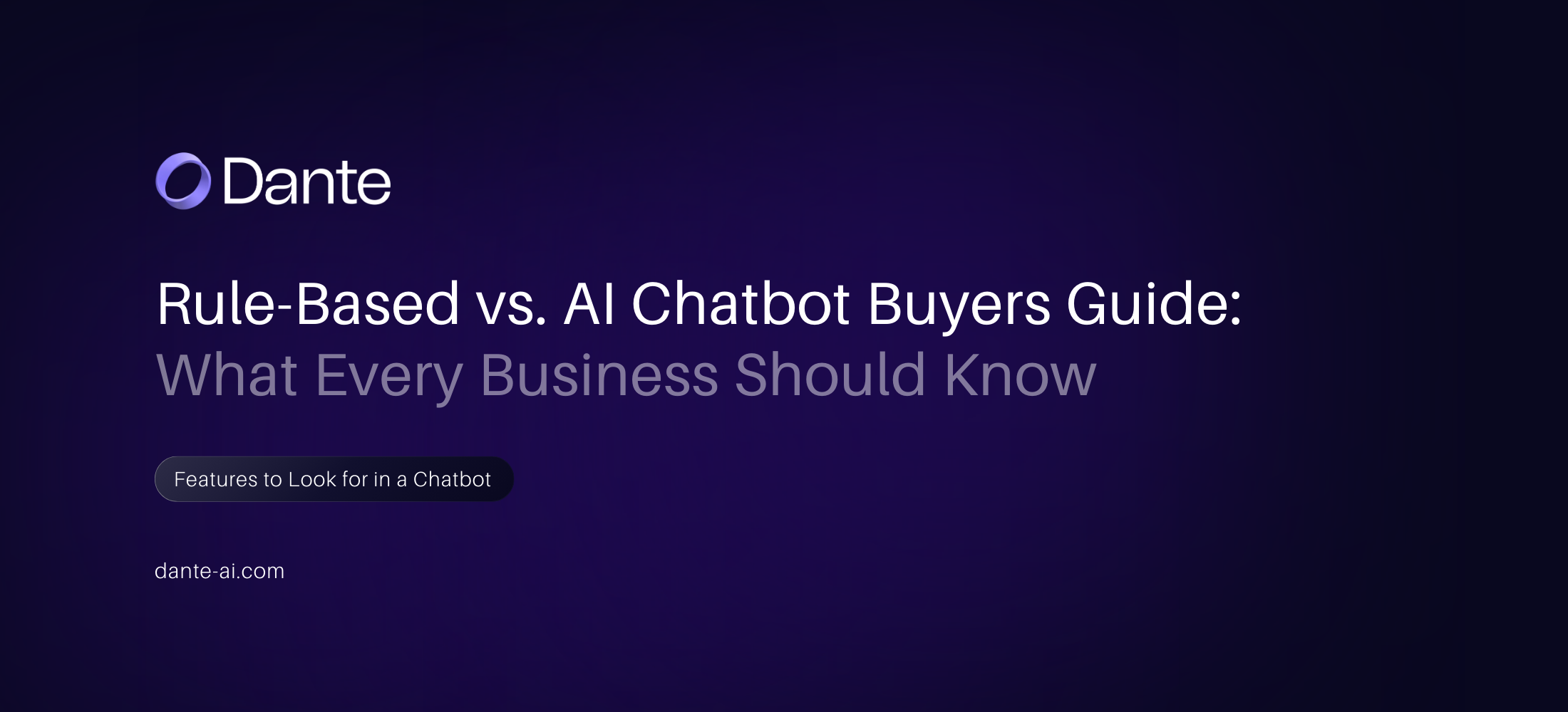 Rule-Based vs. AI Chatbot Buyers Guide: What Every Business Should Know